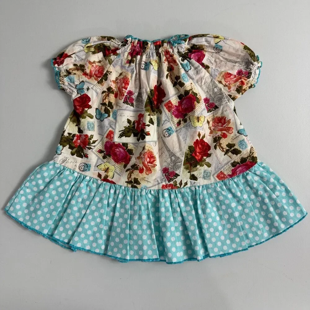 Elizabeth & Me Made In Alabama Baby Girls Vintage Inspired Dress Size 6 Months